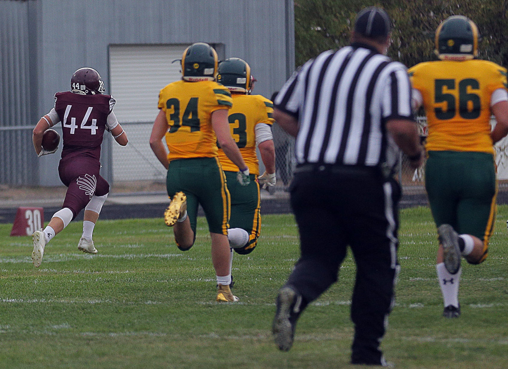 Brigg Johnson interception return touchdown